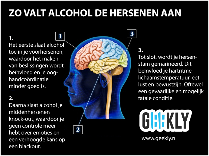 hersenen en alcohol